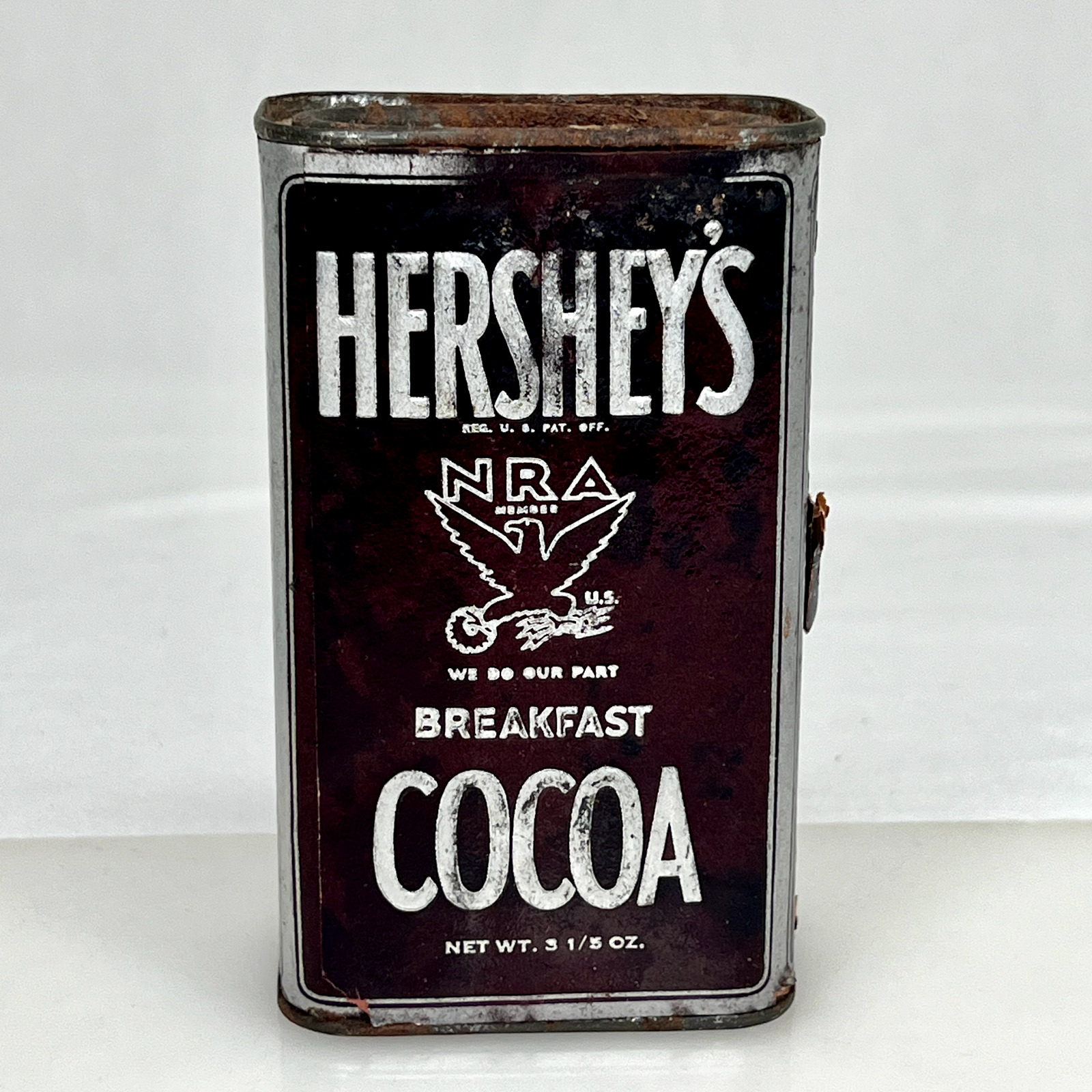 1930s Hershey’s Depression Era Cocoa Chocolate Antique 3.5oz Tin Can - 91225