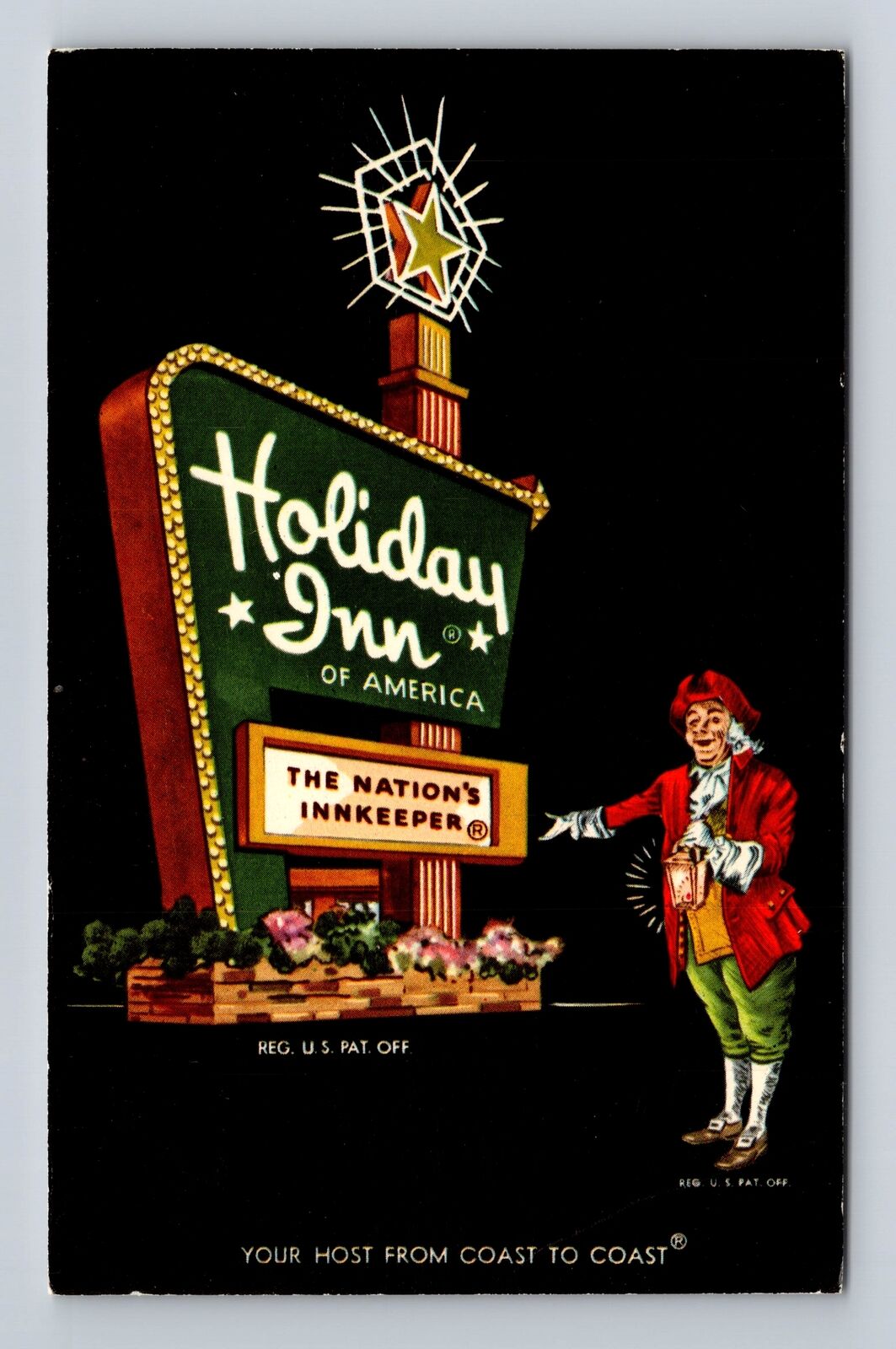 Danville IL-Illinois, Holiday Inn, Advertisement, Antique, Vintage Postcard