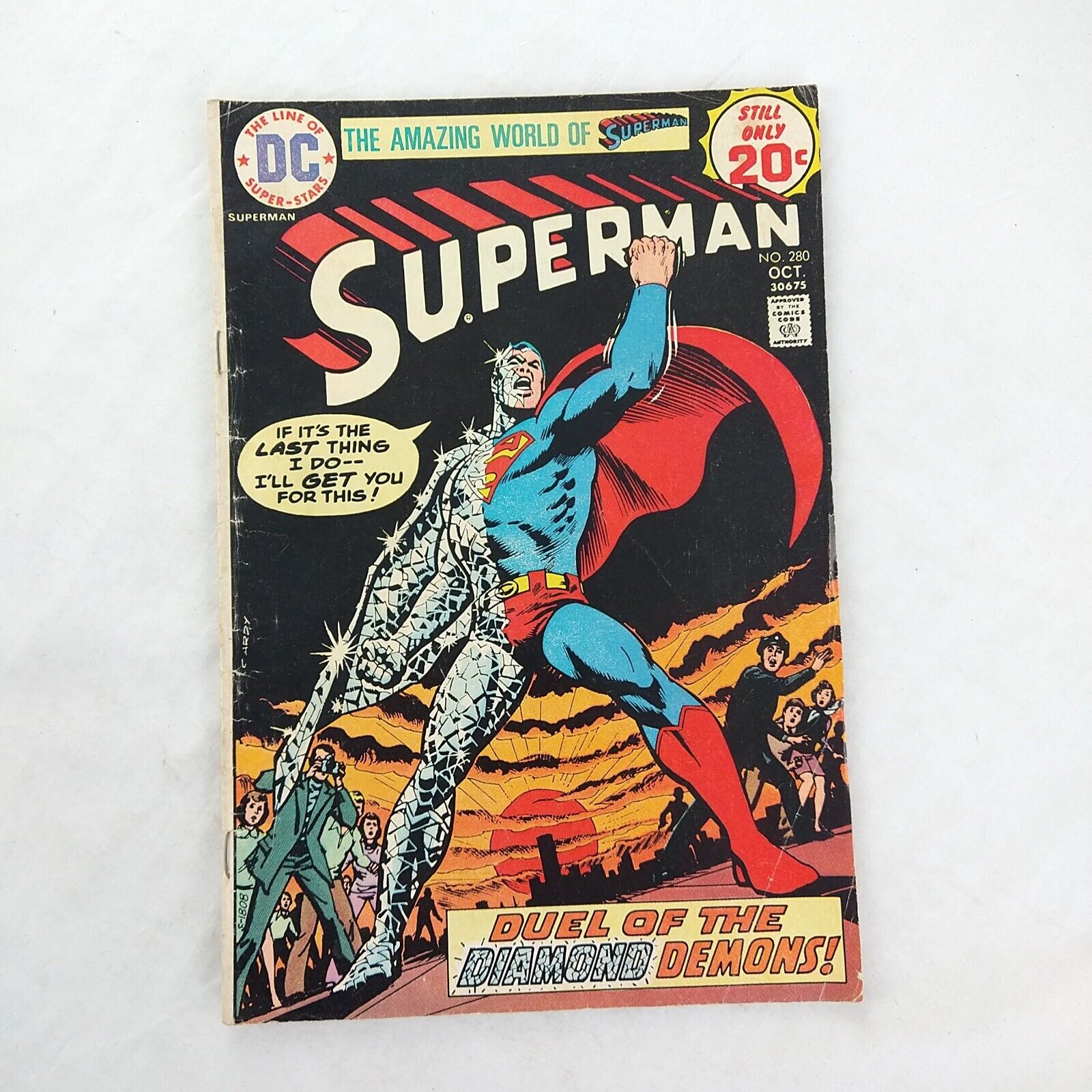 Superman #280 Curt Swan Bronze Age (1974 DC Comics)