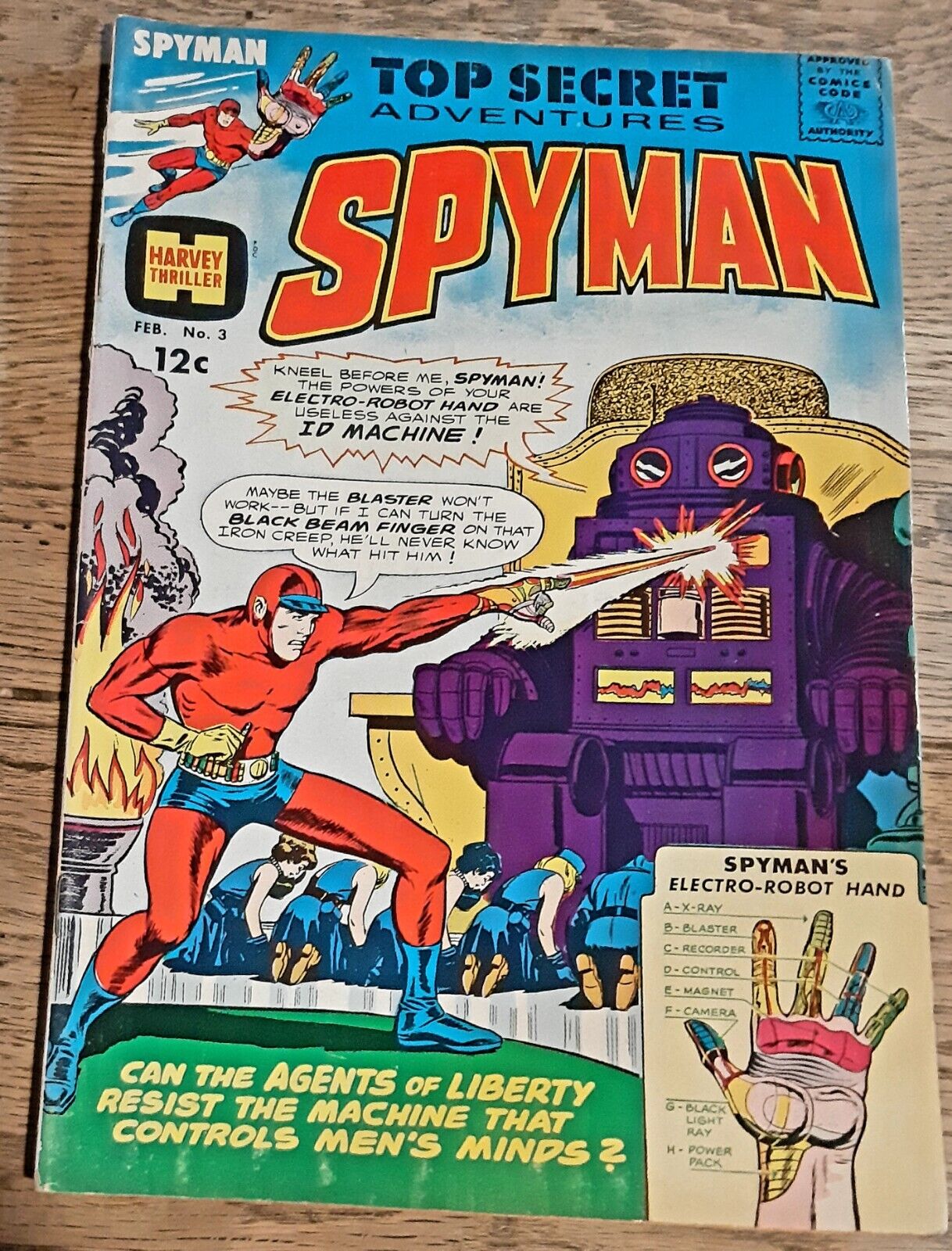 Spyman #3(1967): a solid  issue feburary