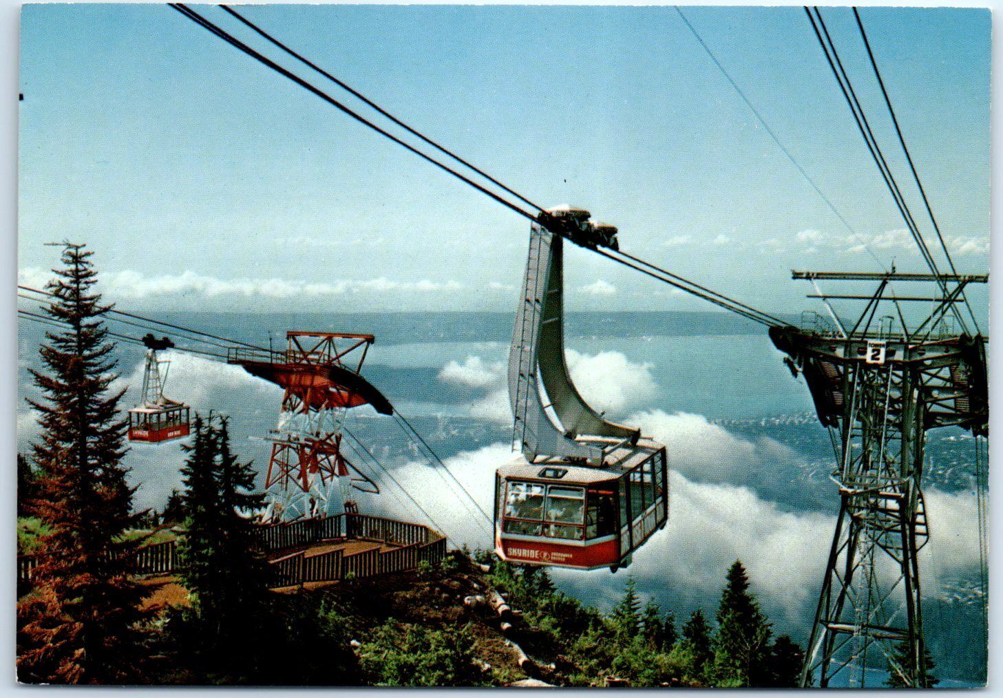 Postcard - Grouse Mountain - North Vancouver, Canada