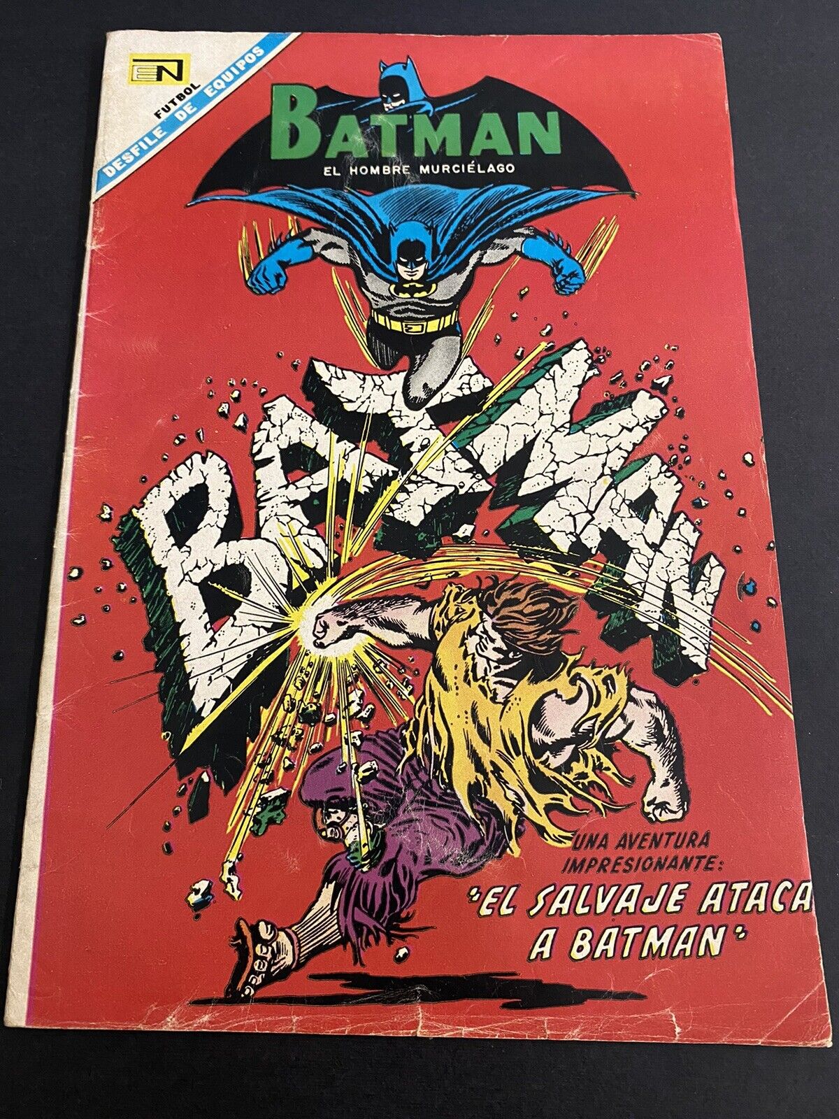 Batman El Hombre Murciélago 439, Key Blockbuster Cover. Extremely HTF/Rare 1968