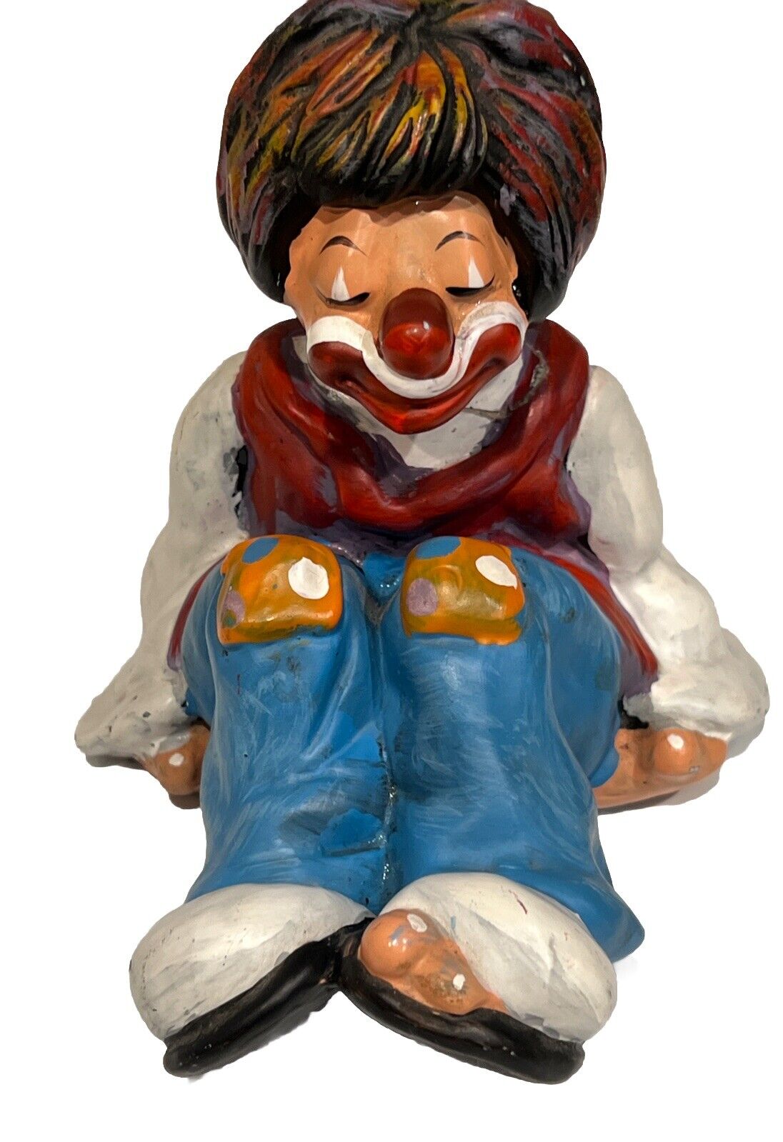 Vintage 1977 Clown Figurine by Artist Annette Little