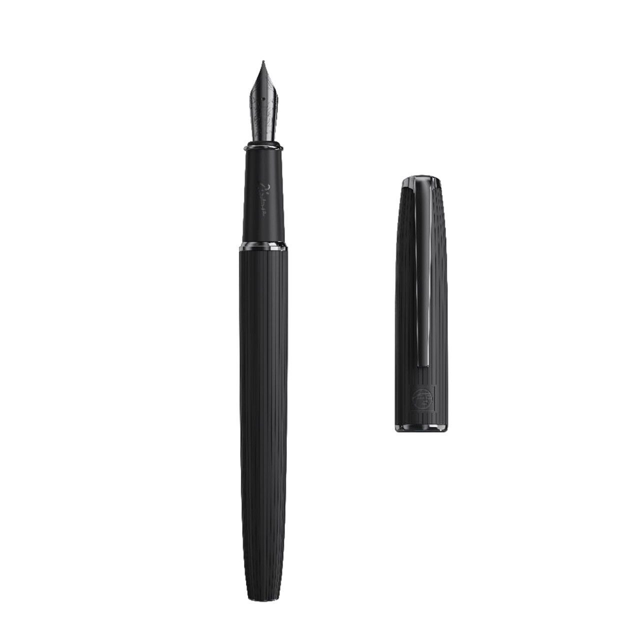 Picasso 916 Metal Fountain Pen EF/M/Bent Nib,Beautiful Vertical Pattern Gift Pen