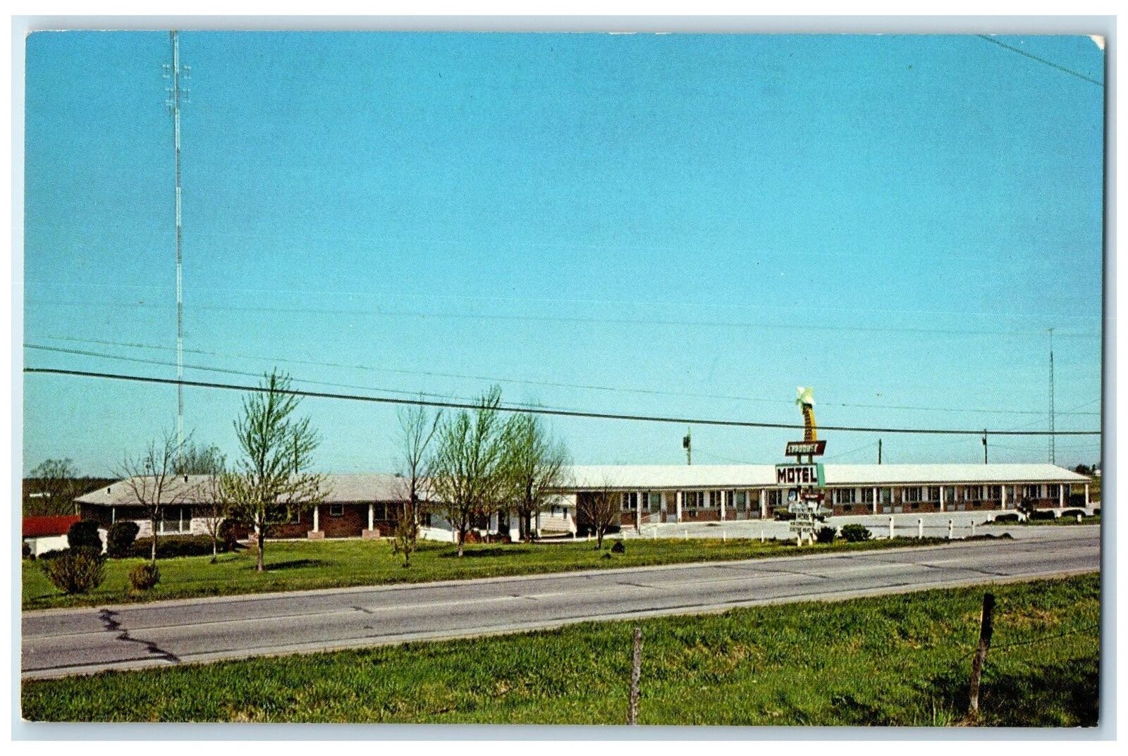 c1960's Stardust Motel Exterior Roadside Sedalia Missouri MO Unposted Postcard