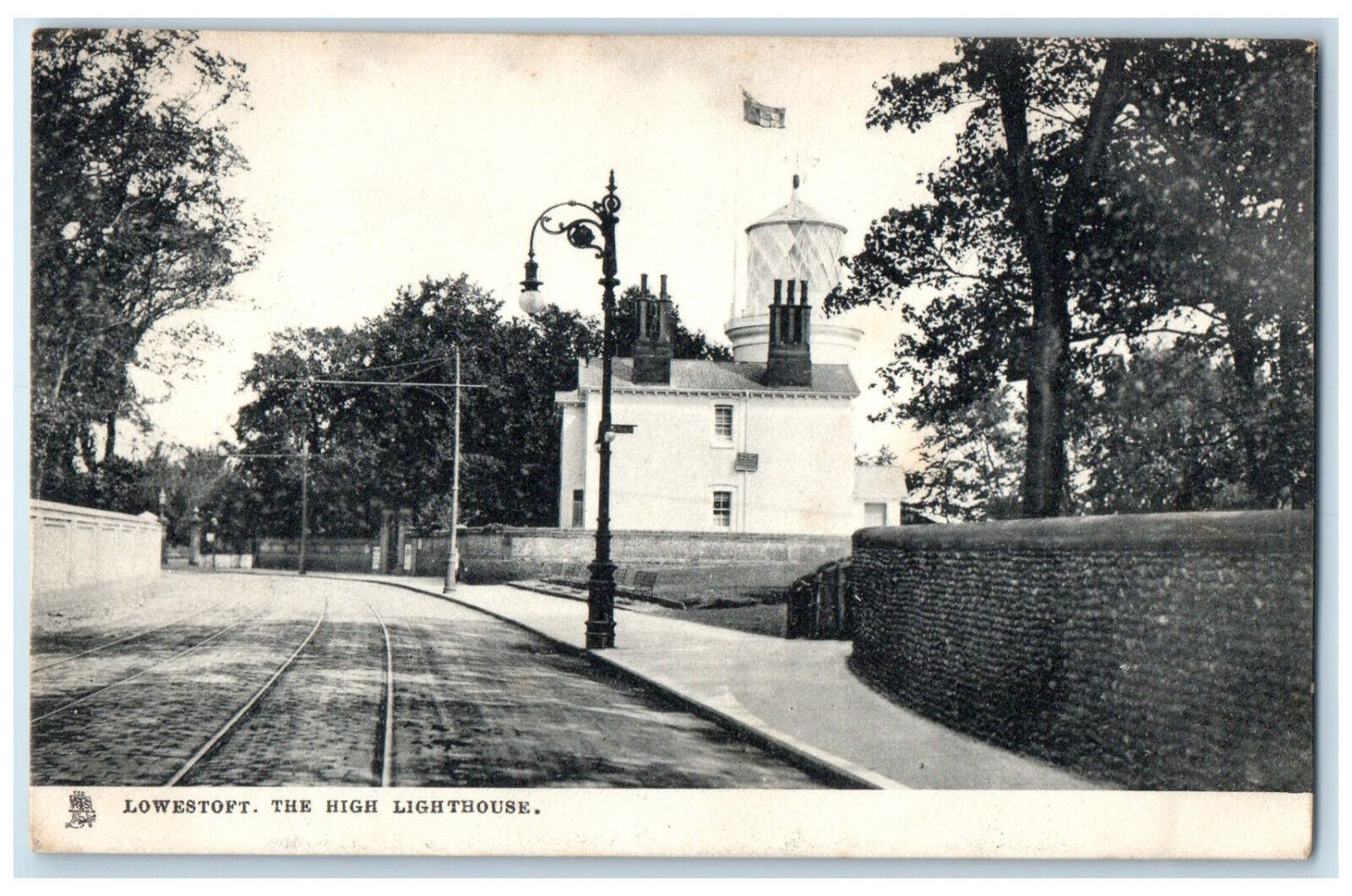 c1910 High Lighthouse Lowestoft Suffolk England Town and City Tuck Art Postcard