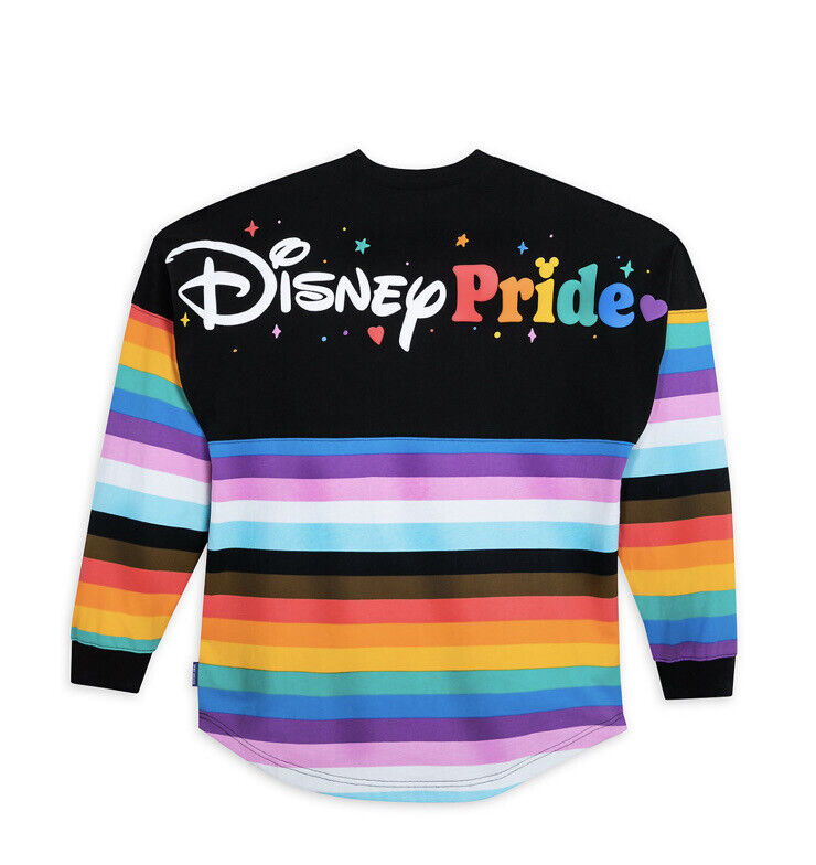 Disney Official Size Cast Member Spirit Jersey Mickey Rainbow Pride Medium