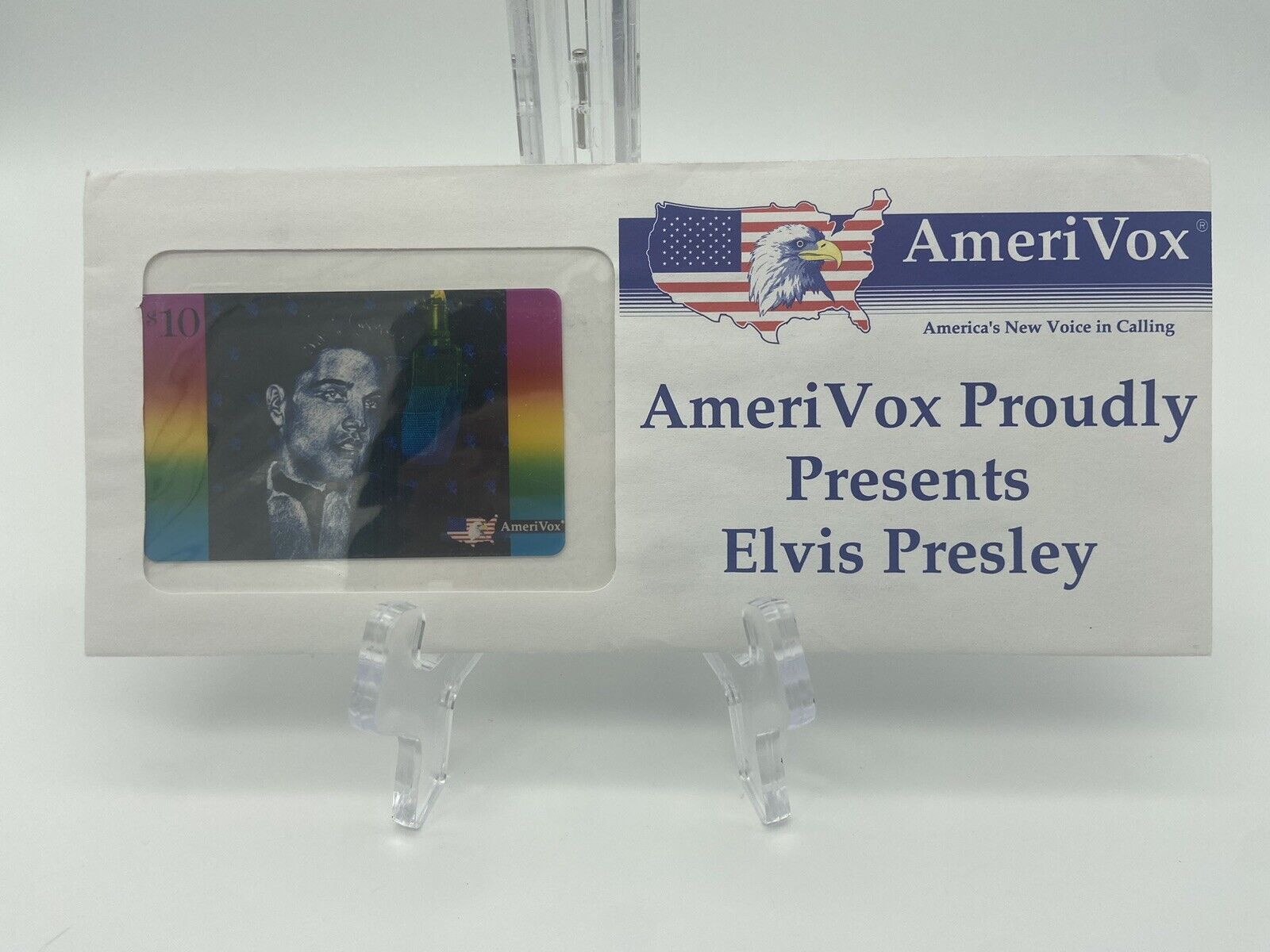 Vintage AmeriVox Elvis Presley Phone card