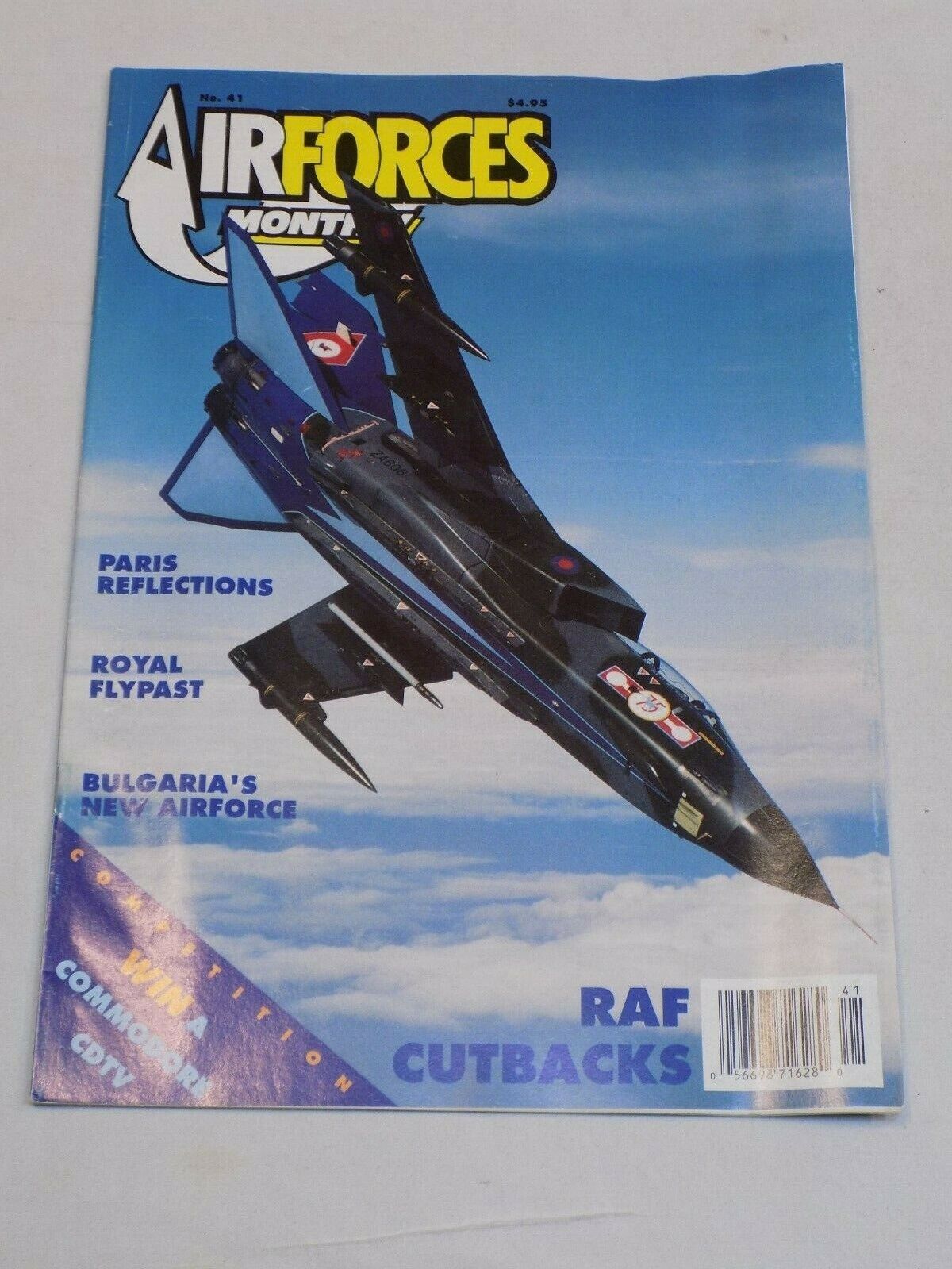 Airforces Monthly Magazine Aug 1991 RAF Panavia Tornado USS Abraham Lincoln