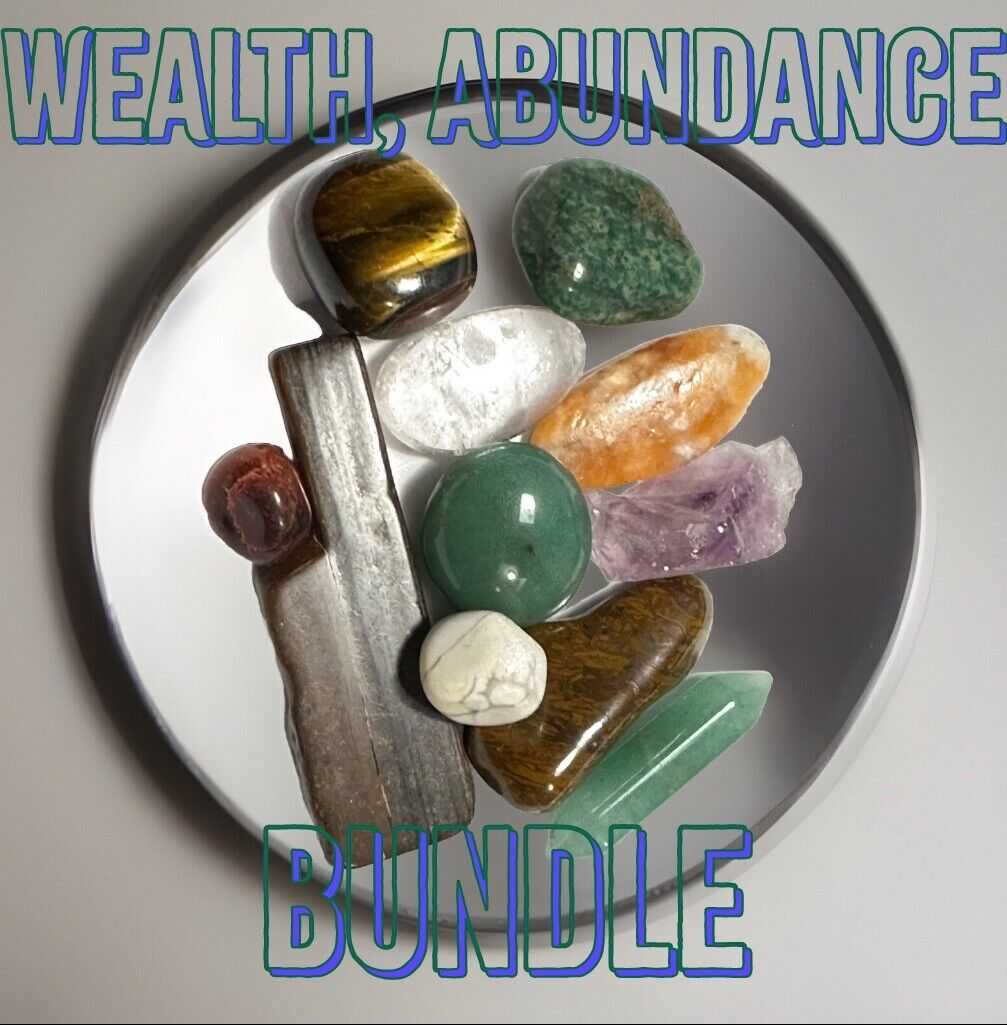 Lot Bundle Wealth & Abundance Crystal Stones
