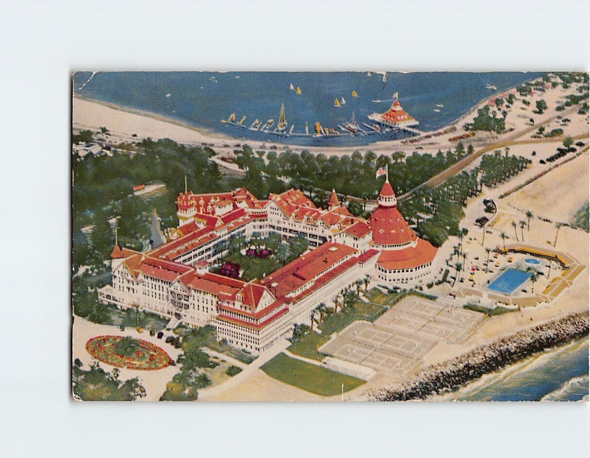 Postcard Hotel Del Coronado California USA