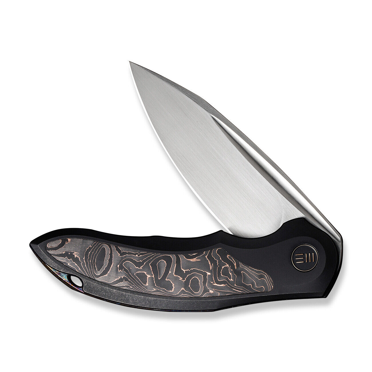 WE KNIFE Makani 21048B-1 Copper Fiber Tianium 20CV Steel 1/300 Pocket Knives