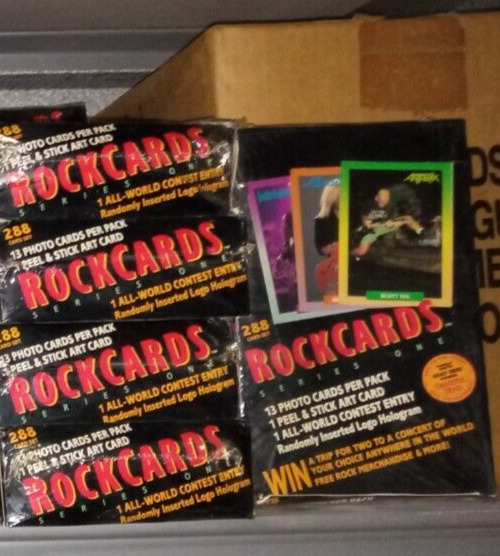 (1) Sealed 1991 Brockum Rock Cards Box