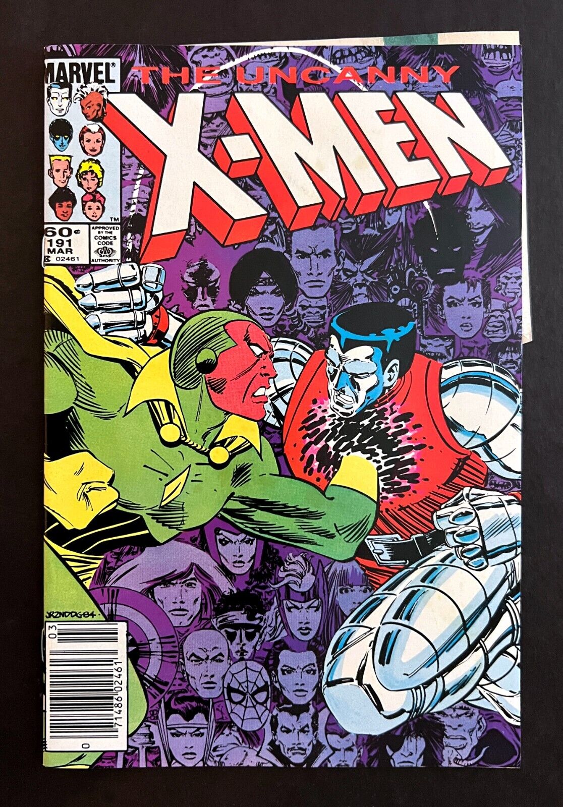*Uncanny X-Men* #191 Hi-Grade Newsstand Error-Miscut 1st Nimrod App. Marvel 1984