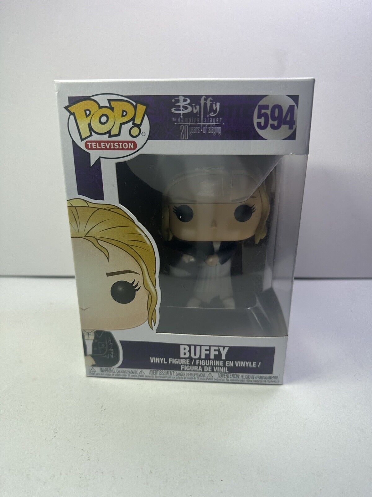 Funko Pop Buffy The Vampire Slayer With Crossbow #594 Figure W/ Protector
