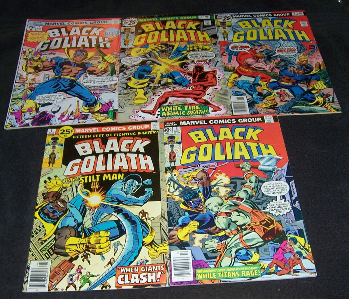 Black Goliath Complete 5 Book Run - All Are Between VG/FN