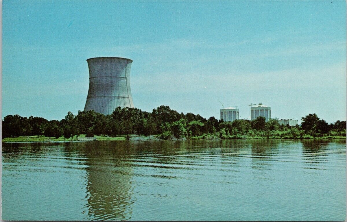 Arkansas Nuclear Power Plant btwn Russellville and London AR Postcard H53