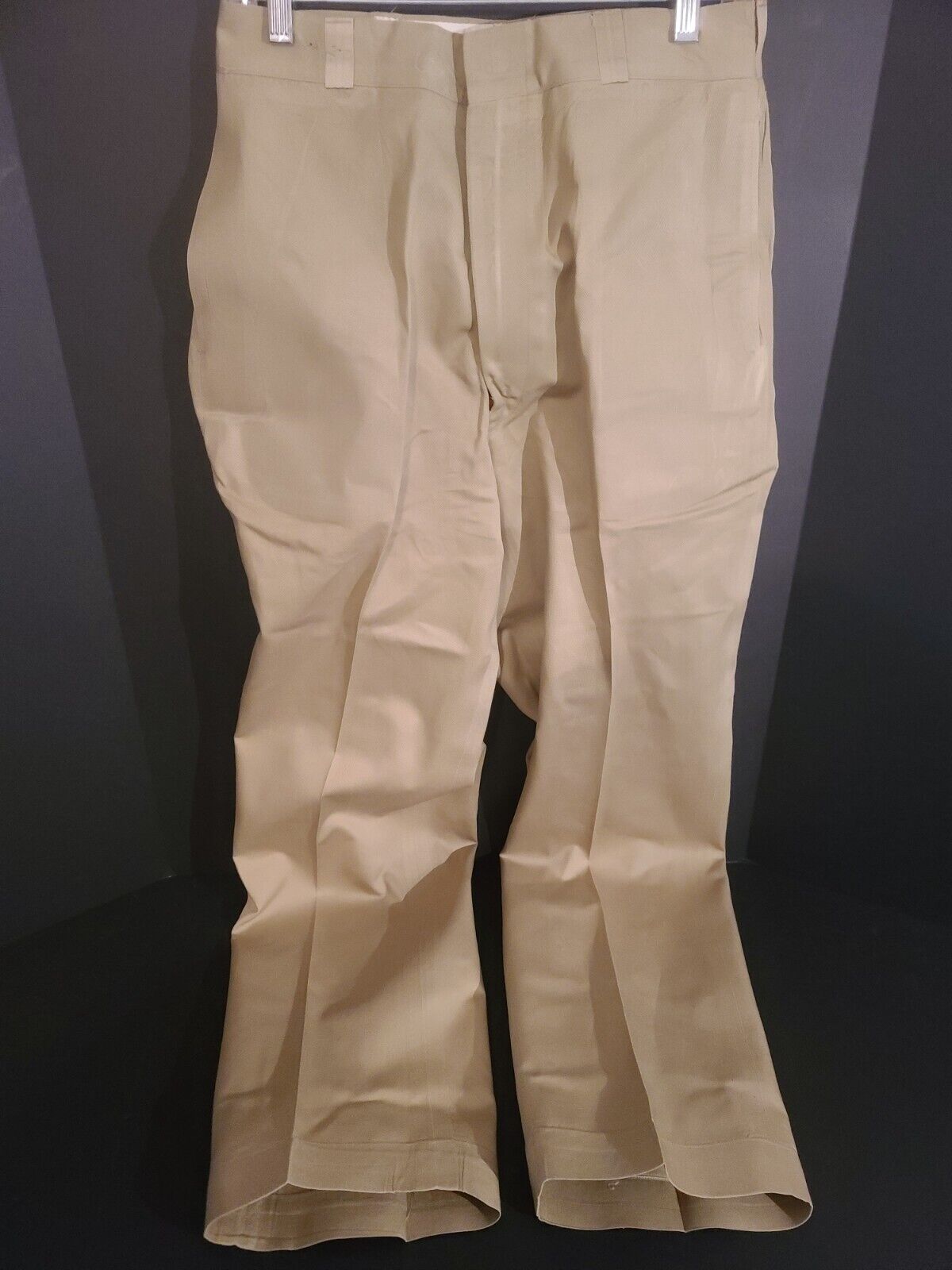 Vtg 50/60s US Army Khaki Chino Trousers Tan 445 32X33 Straight Leg Regular Fit A