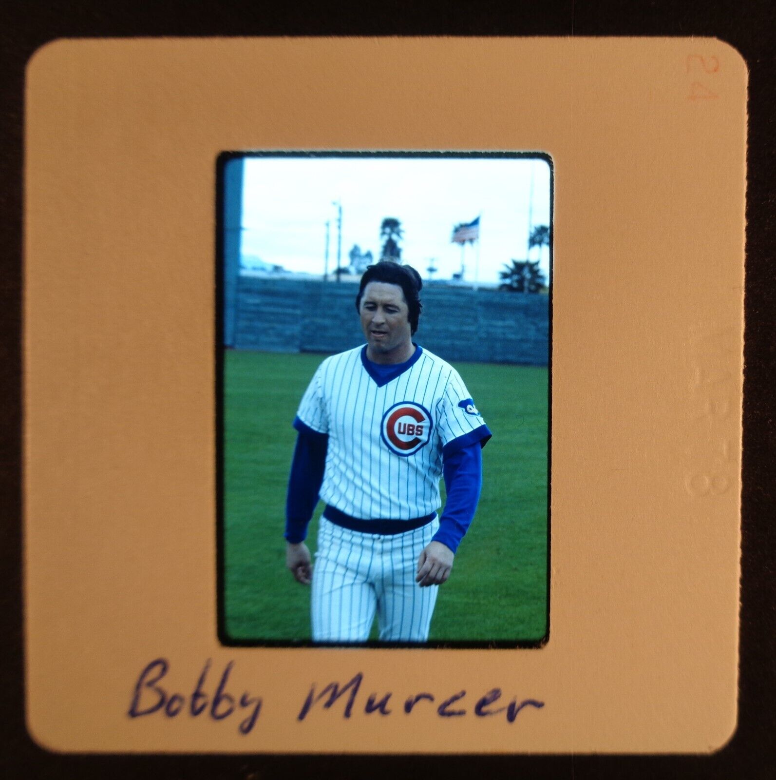 LD154-526 1978 BOBBY MURCER CHICAGO CUBS 5x ALL-STAR RIGHT FIELD ORIG 35MM SLIDE