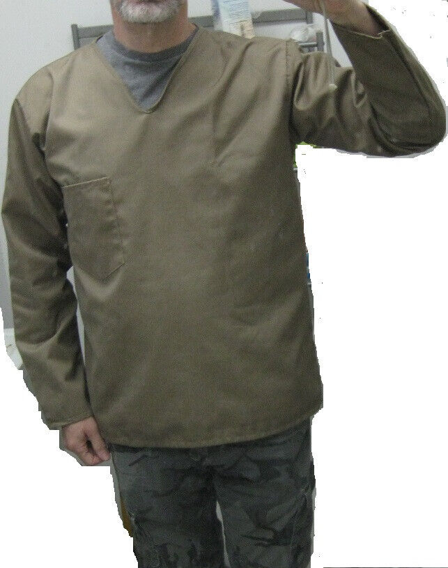 Extra Large Prisoner Uniform Shirt Men's  Beige KY Correctional  Industries  KSP