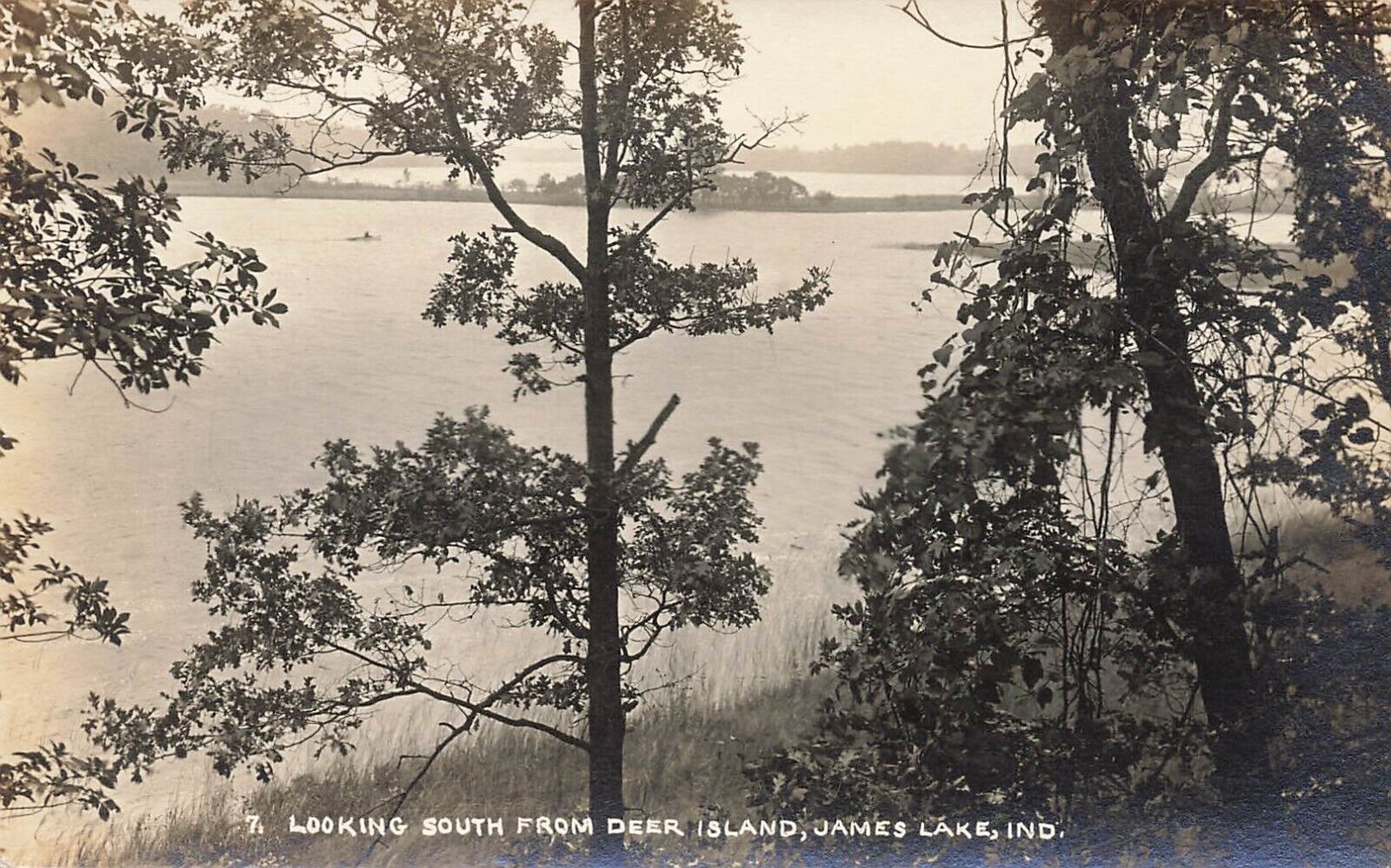 James Lake Indiana RPPC Inbody Postcard LP32