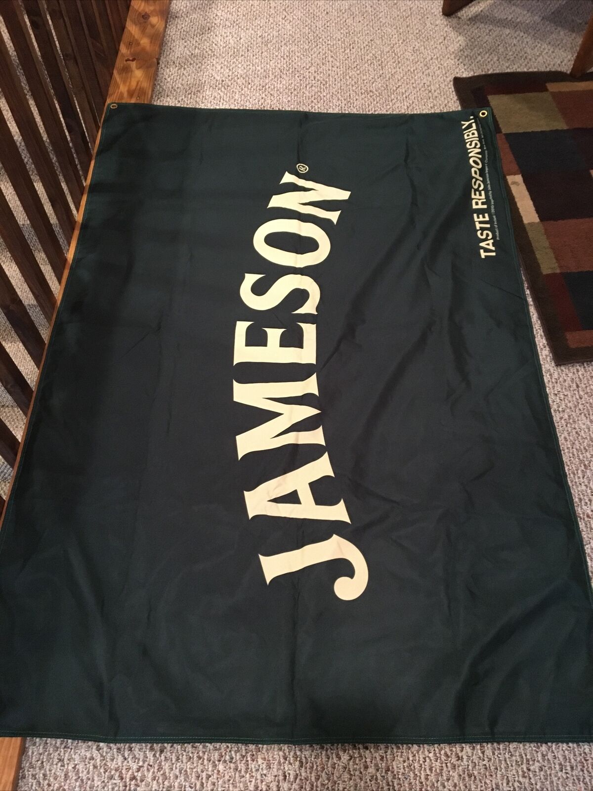 Jameson Irish Whiskey Flag Banner 6’x4’ Man Cave Decor