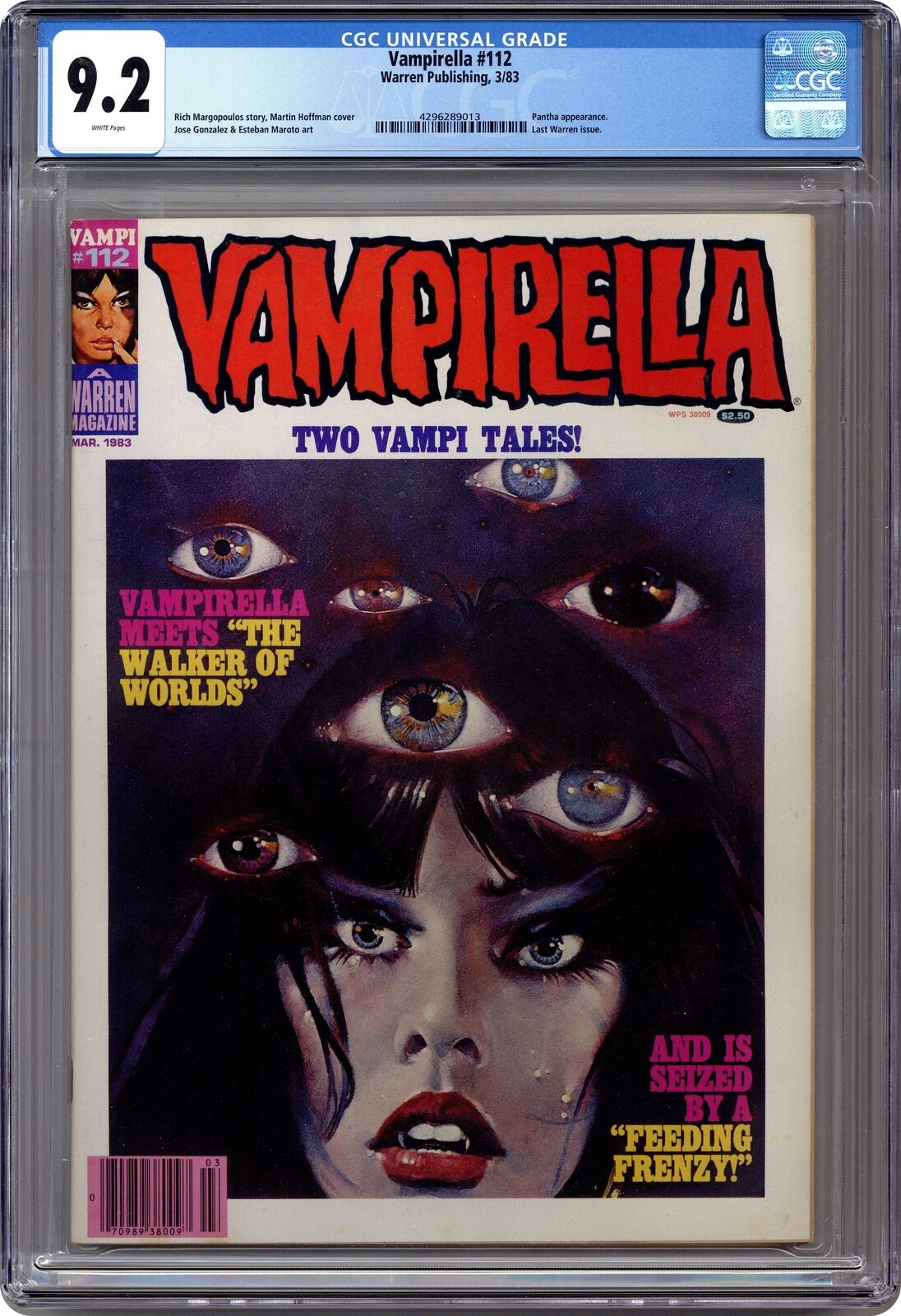 Vampirella #112 CGC 9.2 1983 4296289013