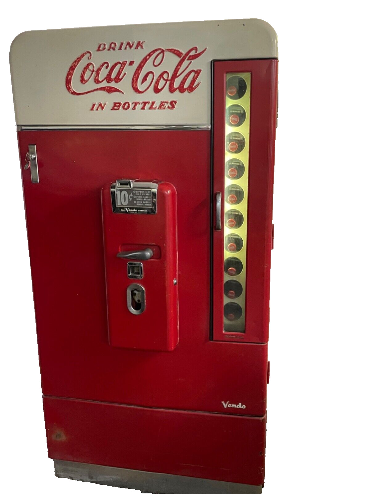 Original 1953 Coca-Cola Vendo V-110 Machine