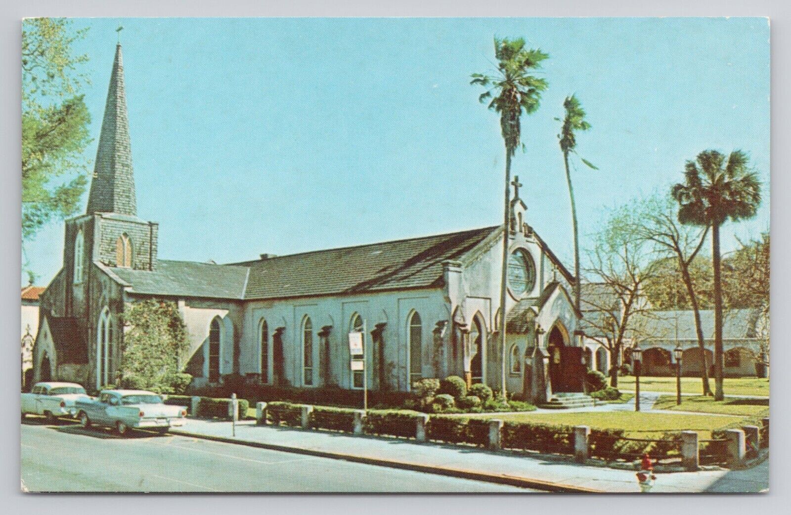 Postcard Trinity Episcopal Church St Augustine Florida