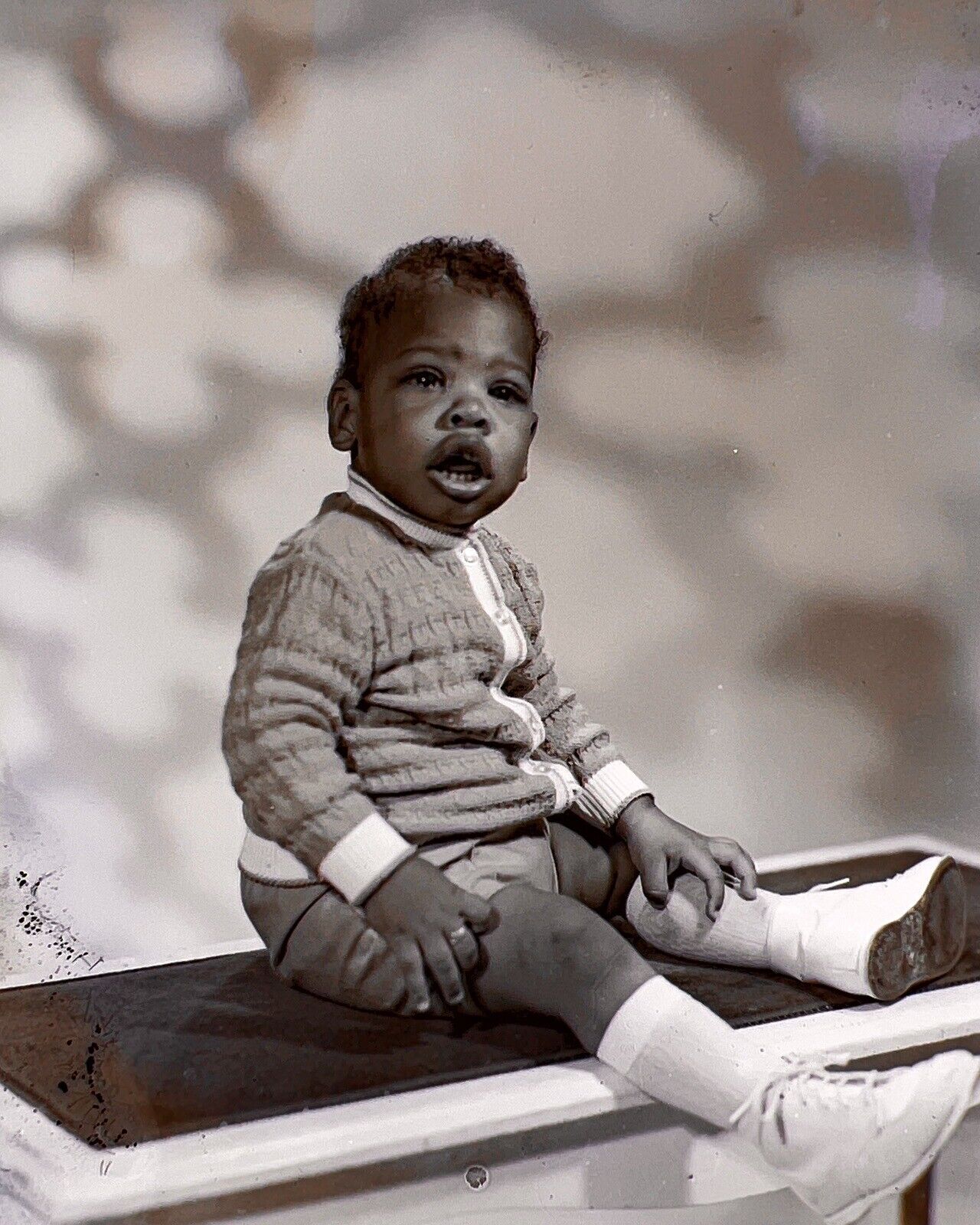 VTG 1950s Photo Negatives Cute Toddler African American Black Three Portraits