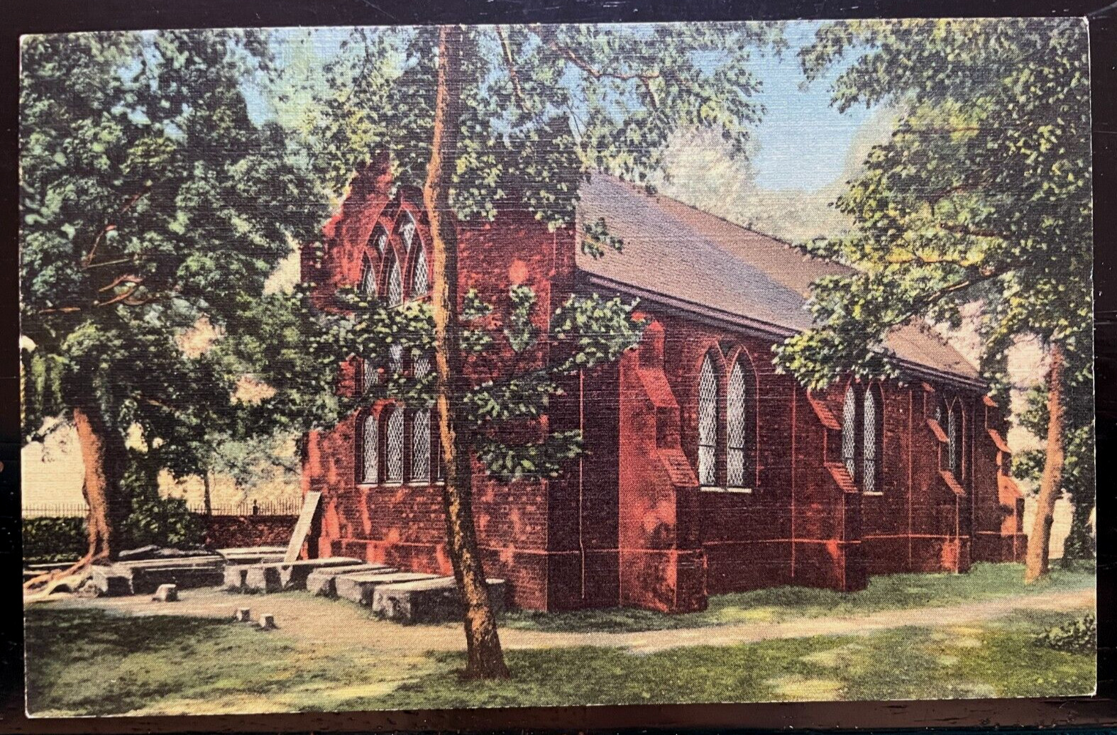 Vintage Postcard 1937 Jamestown Church, Jamestown, Virginia (VA)