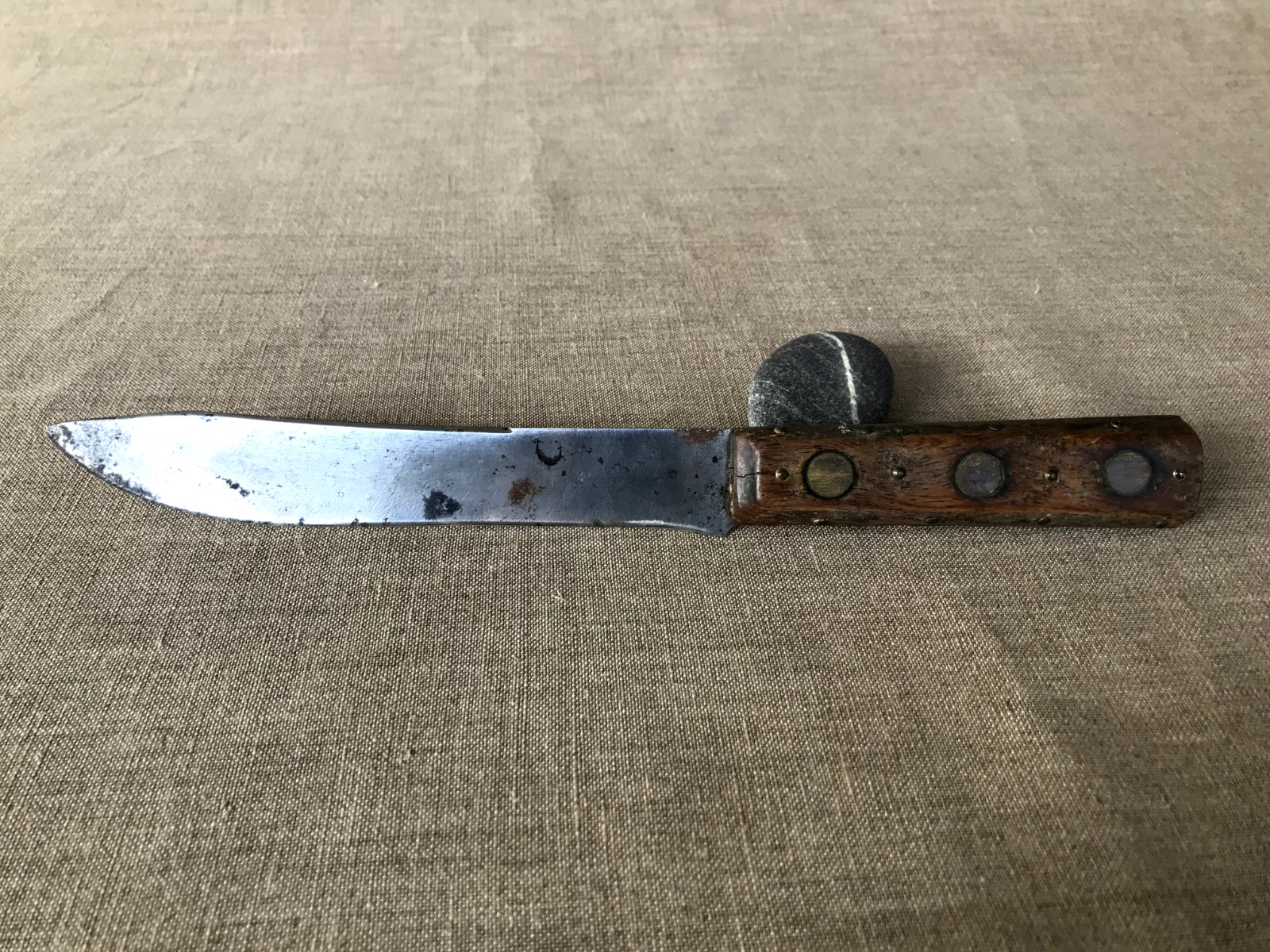 Native American Indian Trade Knife, Circa 1870's 11 1/2