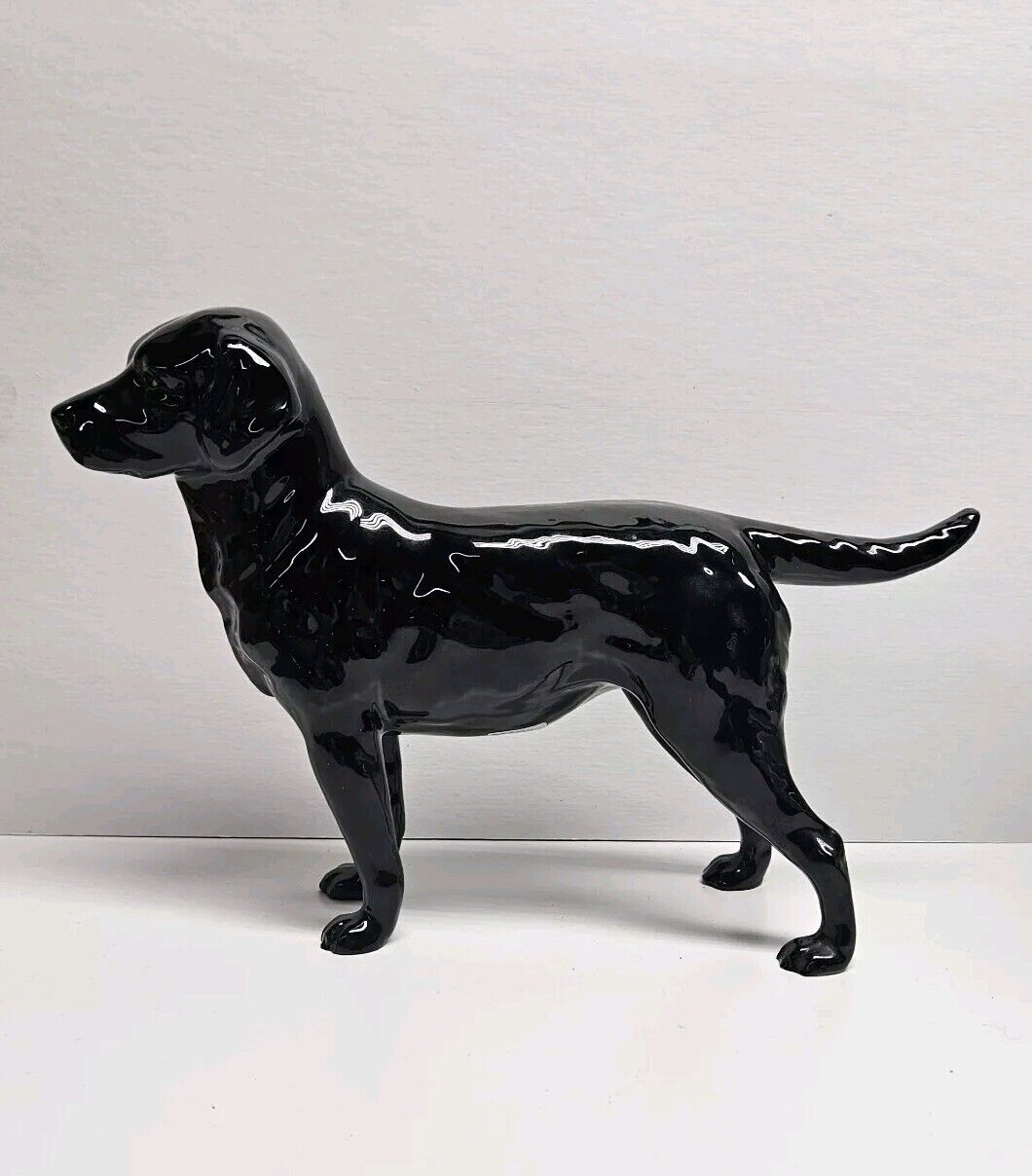 Vintage 1968 Goebel Black Lab Labrador Dog Figure Made In West Germany