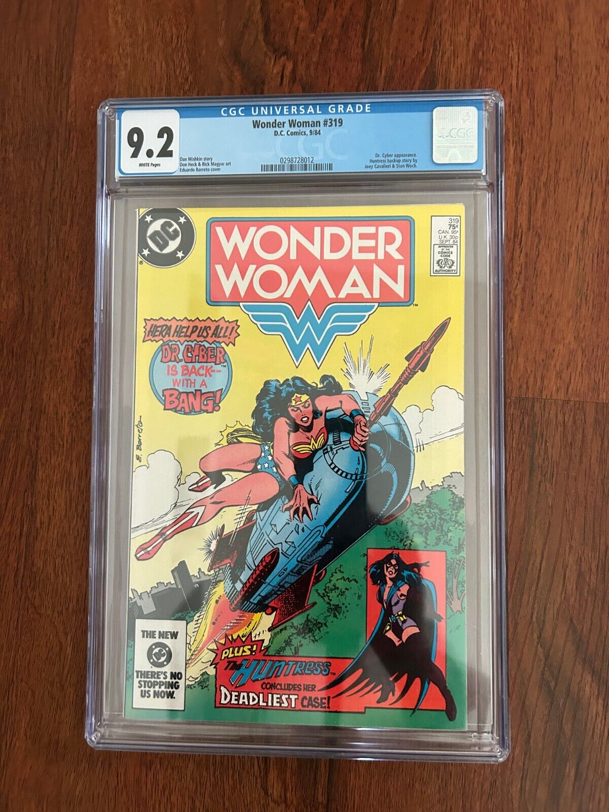 Wonder Woman #319 (September 1984, DC) 9.2 CGC Graded Near Mint Comic Book