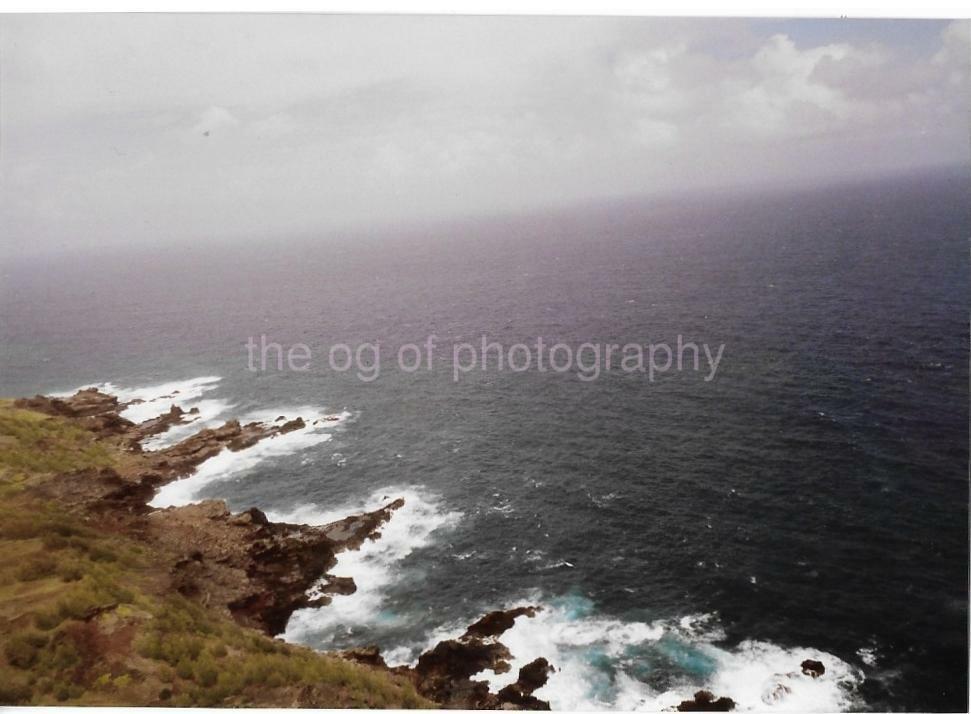 Hawaii Abstract FOUND PHOTO Color  Original Snapshot VINTAGE 14 8 L