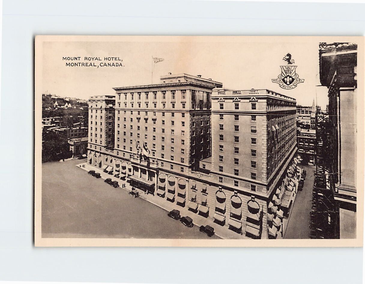 Postcard Mount Royal Hotel Montreal Canada