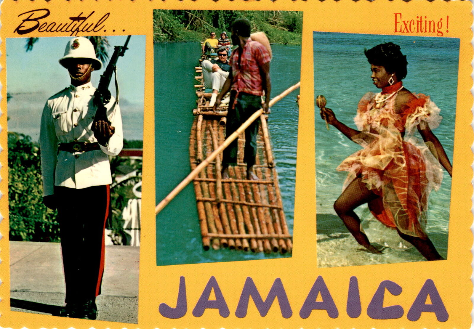 JAMAICA, Christopher Columbus, XAY-MACA, Arawaks, General Venables, Postcard
