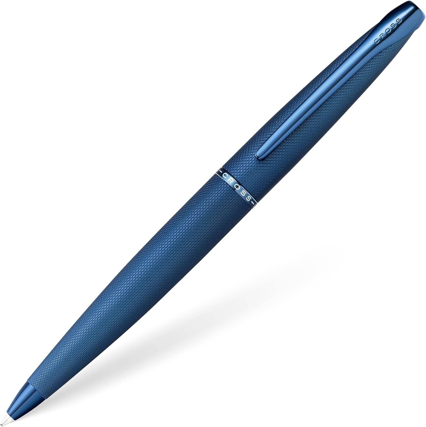Cross ATX Dark Blue Ballpoint Pen Personalised Gift Free Engraving Box&Bag