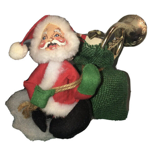 Annalee Doll  Plush Figurine 1967 Santa Claus For Christmas