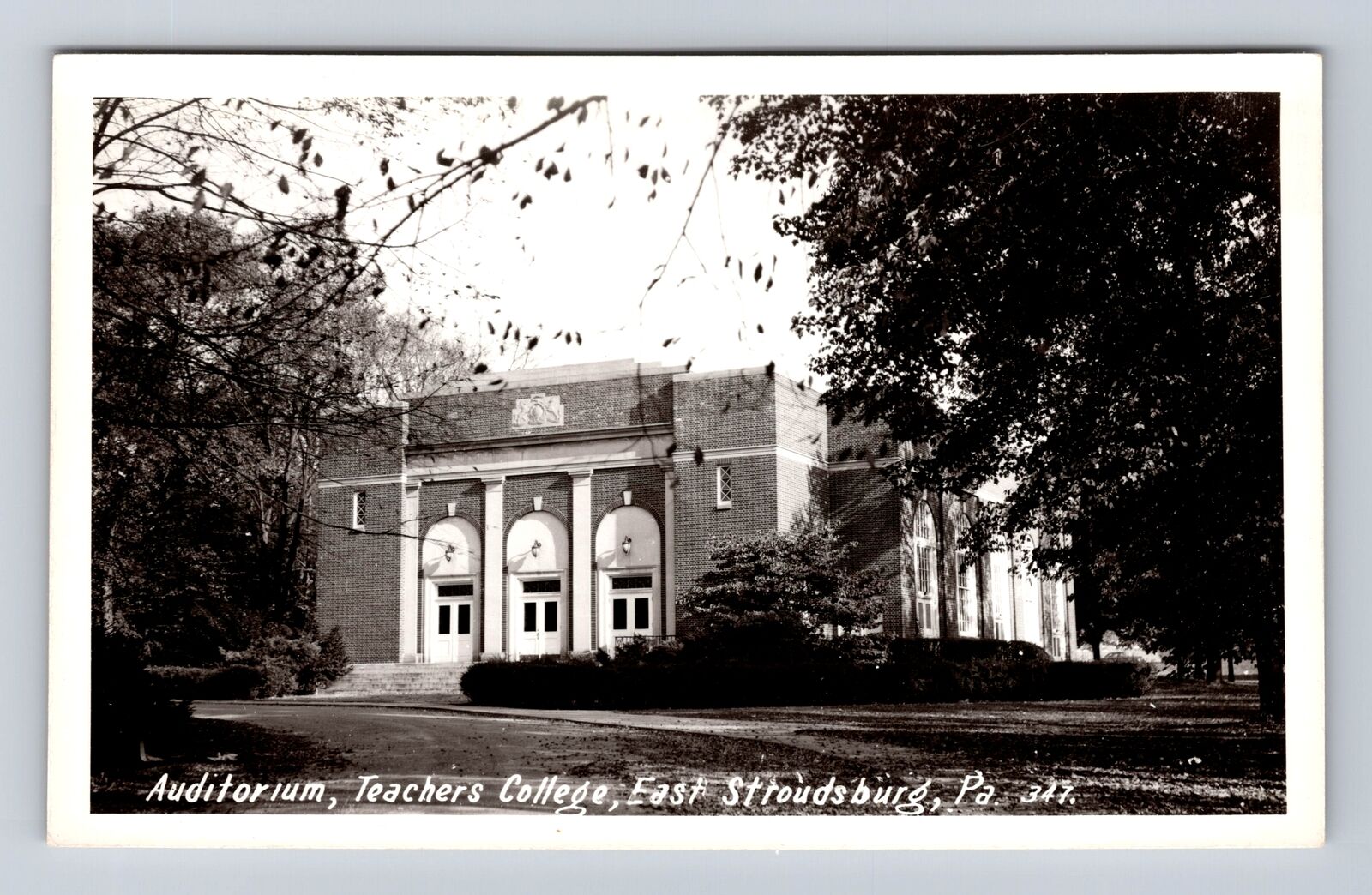 East Stroudsburg PA-Pennsylvania, RPPC, Teachers College Vintage Postcard