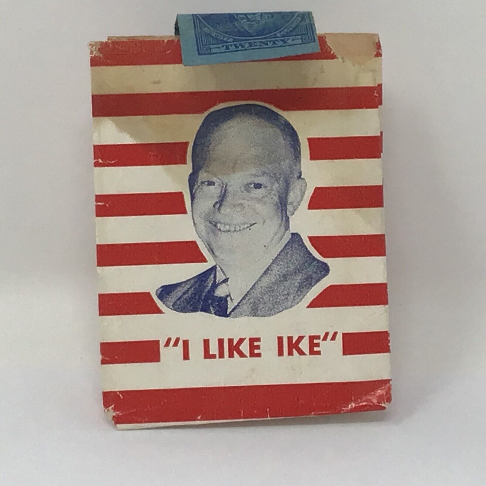 1952 Dwight Eisenhower I LIKE IKE Cigarettes Wrapper