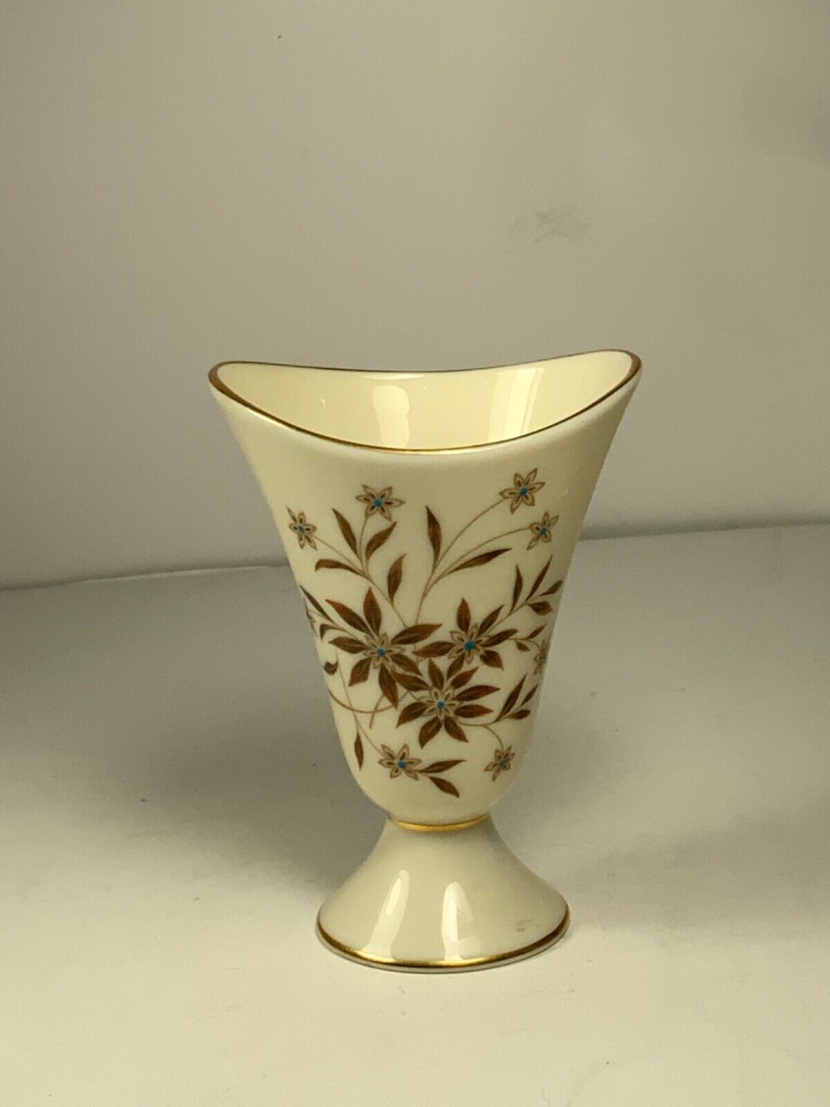 Vintage Lenox Starlight Series Small Porcelain Vase 4 in.