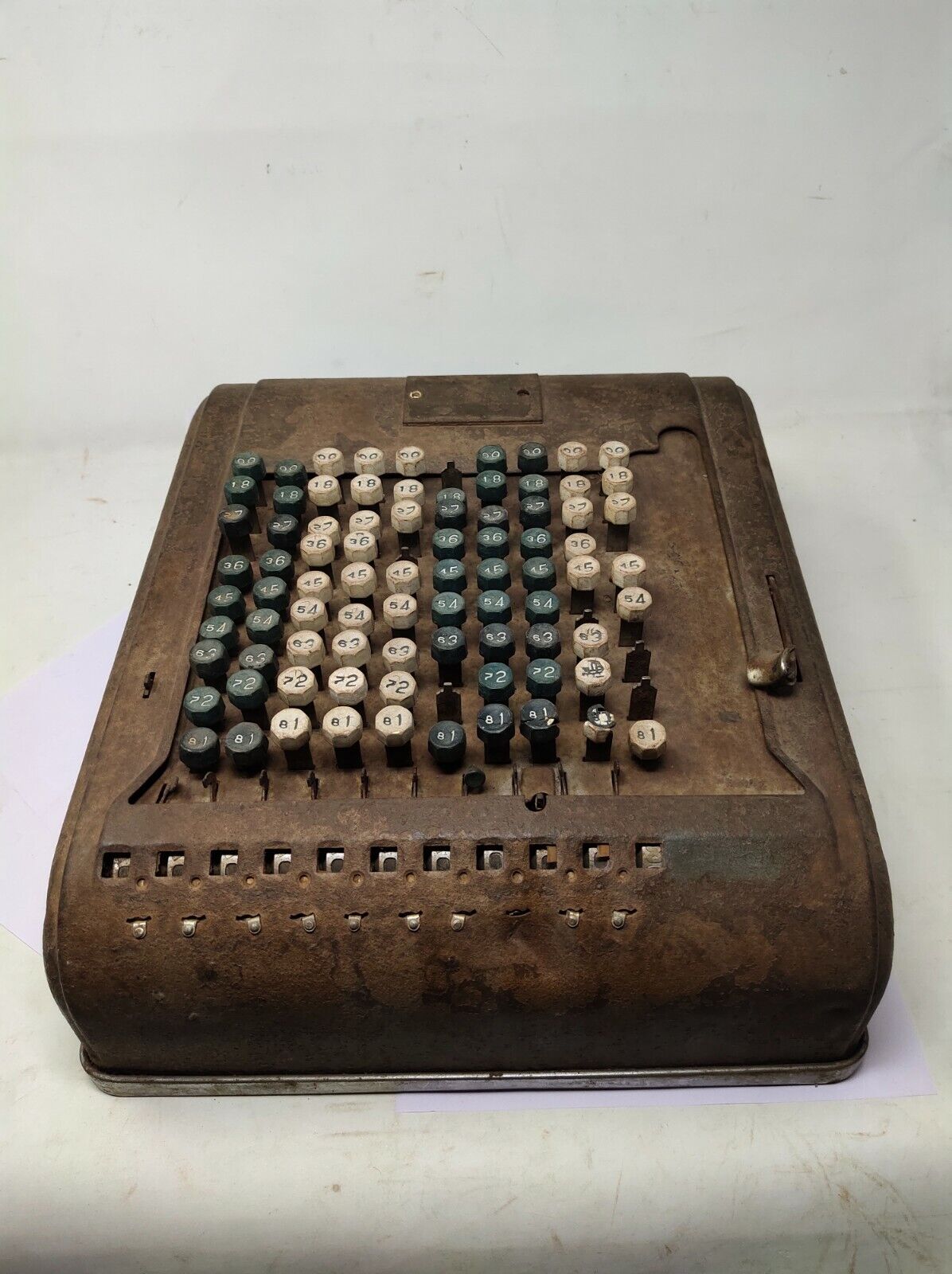 Vintage Antique Comptometer Number Adding Machine Not In Working Condition