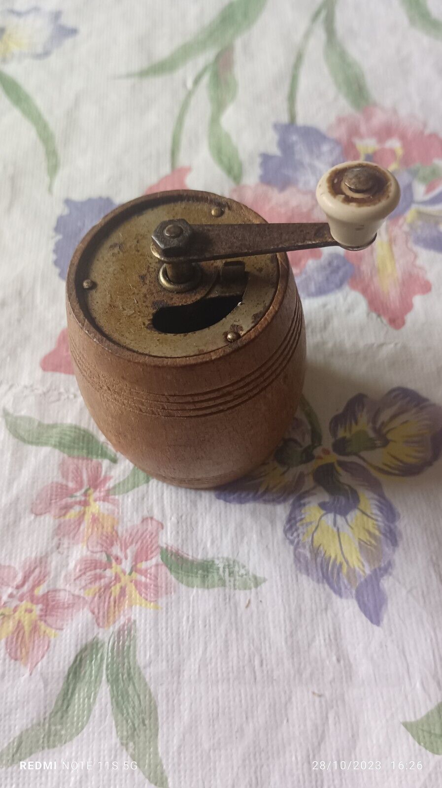 vintage small grinder marlux wood france good condition