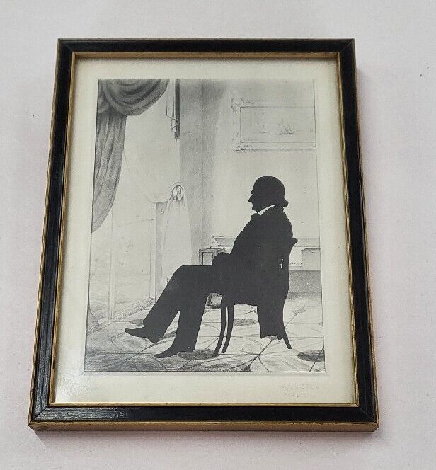 Photo of Silhouette Portrait Judge John Gray 1769-1859 Revolutionary War Fighter