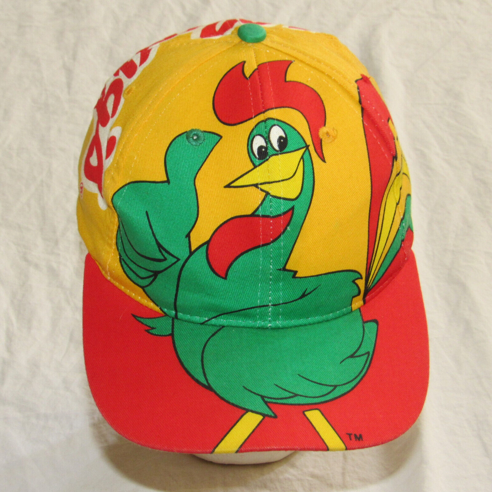 Vtg 90s Kellogg's Corny Hat Cap Corn Flakes 1998 Adjustable Snap Back