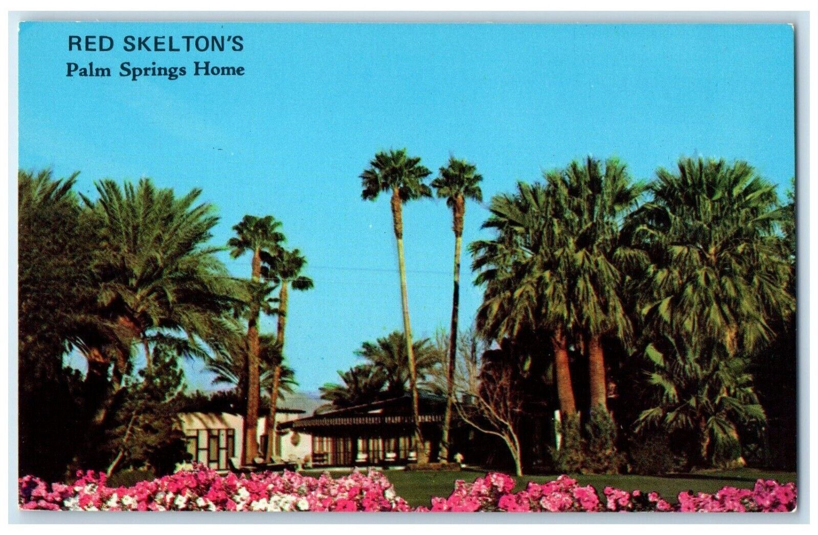 c1950s Red Skelton\'s Palm Springs Home Tamarisk Country Club California Postcard