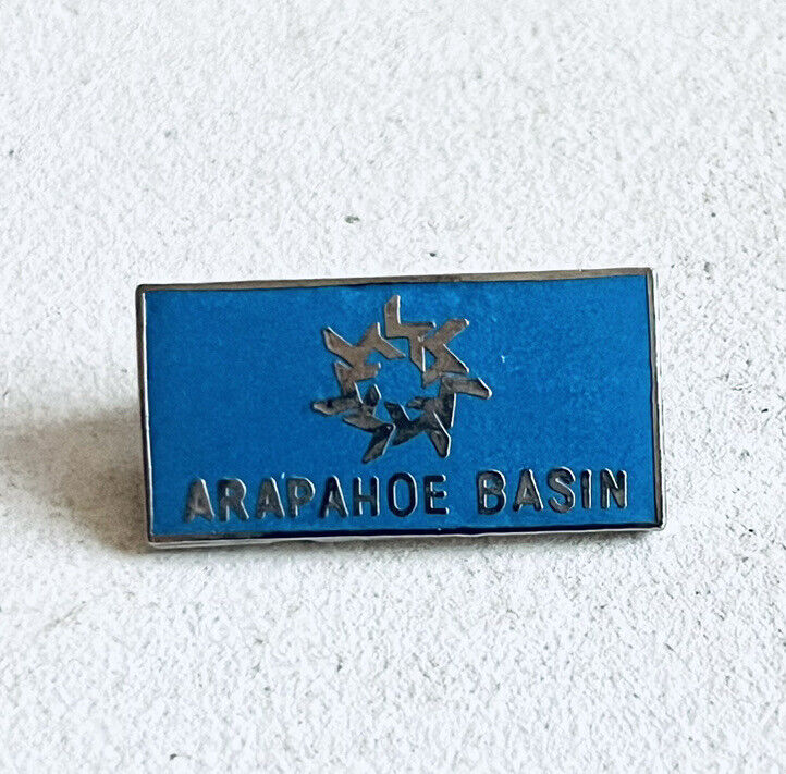 Vintage Arapahoe Basin Colorado Ski Pin (1”)