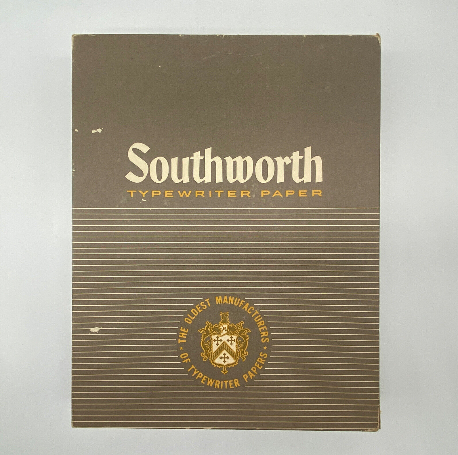 Vintage Southworth 412C Typewriter Paper Racerase 8 1/2 x 11 Mostly Full Box