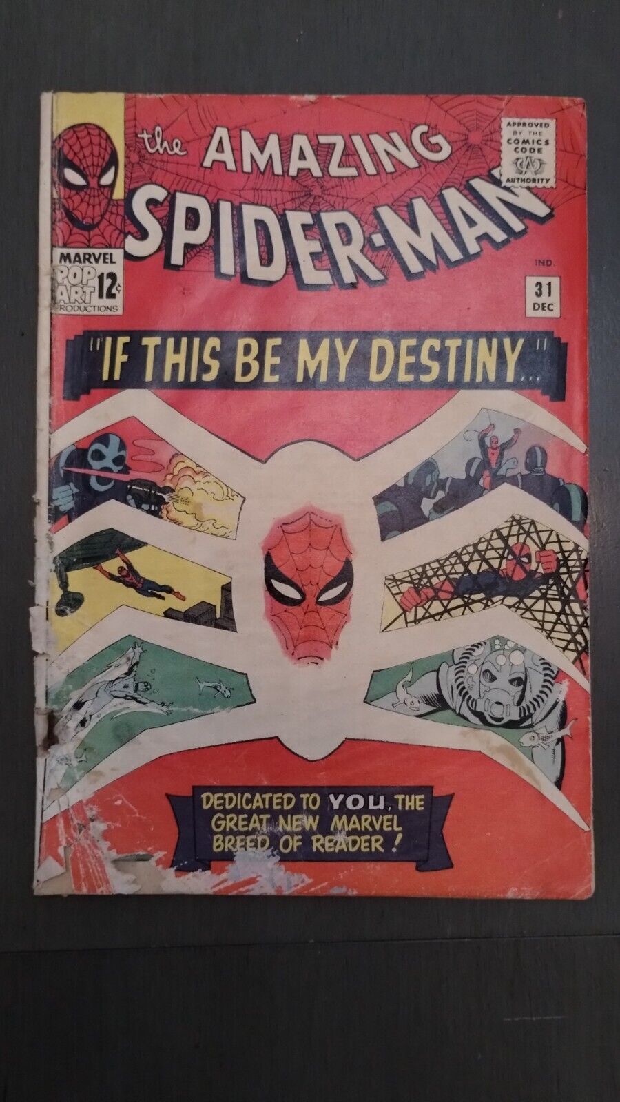 Amazing Spider-Man 31(Marvel Comics)1965 Steve Ditko1ST APPEARANCE OF GWEN STACY